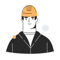 An animated picture of an engineer